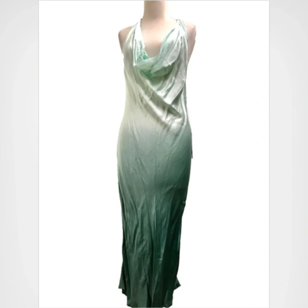 Young Fabulous & Broke Rebel Slip Dress in Ocean Bay Ombre